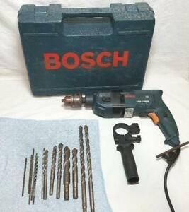 Bosch 1194VSR Variable Speed Corded Hammer Drill 1/2&#034; with Bits in Case