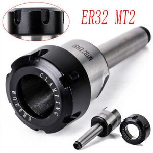 MT2 ER32 Collet Chuck Holder Milling Morse Taper MT2 Shank Tool For CNC Lathe