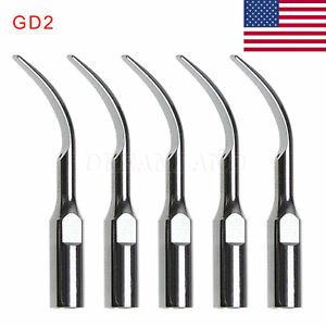 5Pcs Dental scaling Tips compatible DTE Satelec NSK Series Ultrasonic Scaler GD2