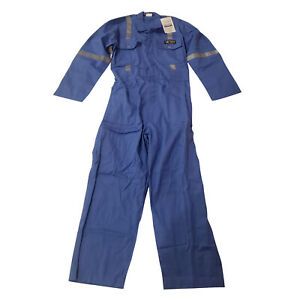 Men&#039;s High Visibility Industrial Coverall With Reflective Tape And Elastic Waist
