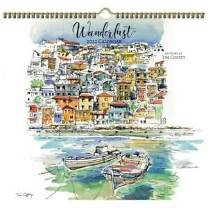 Lang Companies  Wanderlust 2022 Spiral Calendar w