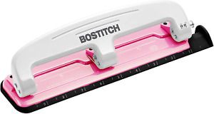 Bostitch EZ Squeeze InCourage 12 Three-Hole Punch