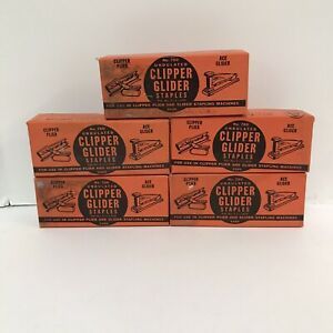 Clipper Glider Staples Undulated No. 700 5000 Count Vintage Staples Made In USA