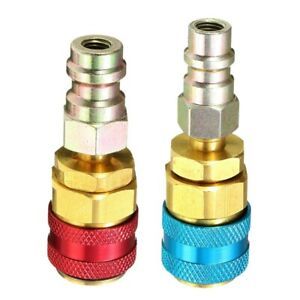 1X(High and Low Side Expansion Adapter R134A Freon Connector Adapter Automotive