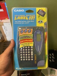 NEW Casio KL-60-L Label It Maker Thermal EZ-Label Printer-Factory Sealed W Tape