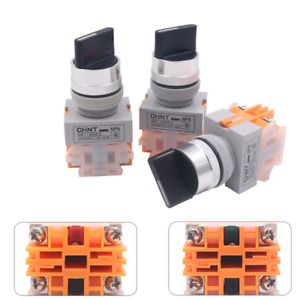 22mm On-Off Momentary / Maintained Latching Selector Rotary Switch Control Panel