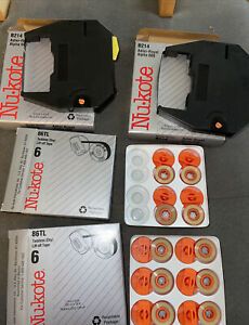 NuKote Lift-off Tape 86TL &amp; Nu-Kote Adler Royal Alpha 600 Typewriter Ribbon..