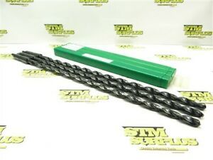 NEW! PTD 3PC HSS+COBALT EXTRA LENGTH 2MT DRILLS 1/2&#034; X 16&#034; X 20&#034; OVERALL LENGTHS