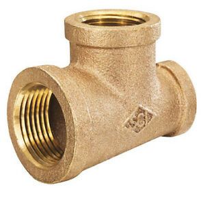 SMITH-COOPER 4385005850 Reducing Tee,1x3/4x1&#034;,125,Brz Nl