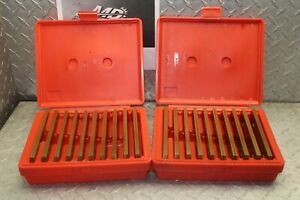 10 Pair 1/8 TIN-Coated Parallel Measuring Instrument 2 Full Sets  #491E