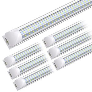 4FT LED Shop Light, 48W 6500K Cool White 6300LM Super Bright T8 Integrated Rows