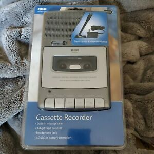 RCA Cassette Recorder - Built-in Microphone - Never Open or Used - RP3503