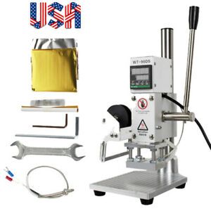 5x7cm Digital Hot Foil Stamping Machine Leather Press Logo Printing Bronzing New