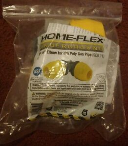 Home-Flex 1&#034; 90 Degree Underground Poly Gas Pipe, 18-406-010
