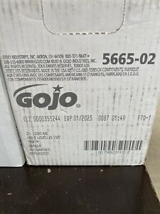 2 Pack Gojo Tfx Foam Hand Cleaner 1200mL Touch Free Green 5665-02