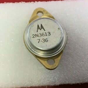 Motorola 2N3613 PNP Germanium Power Transistor 40V 15A Case TO-3 NOS