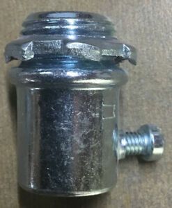 (7) RACO 2002 Set Screw Connector,1/2&#034; Conduit