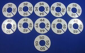 Clothing Rack Round Size Divider Men&#039;s Assortment Hanger Retail Store 30-50