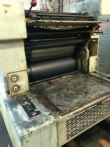 Harris LUS. FR offset printing press. 23x26 inch conventional dampdning system