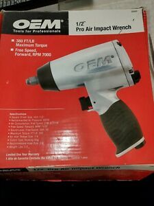OEM 25820, 1/2&#034; PRO AIR IMPACT WRENCH, 380 FT/LB, RPM 7000 (MK-017)