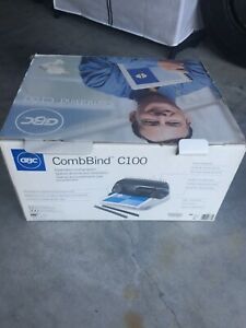 GBC CombBind C100, document binding machine for small / home office. Never Used