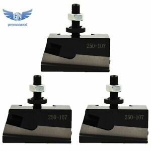 3Pcs AXA #7 250-107 Parting Blade Holder For CNC Lathe Quick Change Tool Post