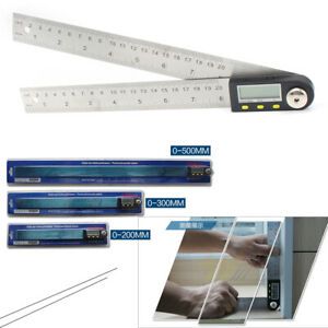 0-300MM 14”Electronic Digital Protractor Goniometer Angle Finder Miter Gauge