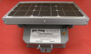 NEW Fence Master Electric Solar 12v Fence Charger, Energizer, Fencer