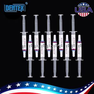100 Packs Dental Clinic Acid Etching Gel 37% Phosphoric 5ml/syringe Dentex USA
