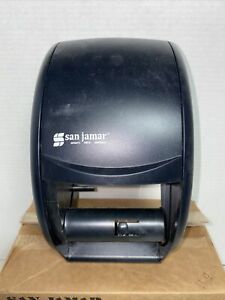 San Jamar R3500 Duett Dual Roll Toilet Paper Dispenser, Black (SJMR3500TBK)