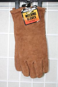 Chicago Electric Welding Gloves 39664 Flannel Lined 14&#034; Cowhide
