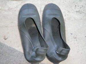 Tingley Rubber Overshoes Steel Toe SZ XL Black Yellow