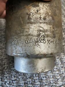Williams 12 Point Socket, 2-3/4&#034;, 1&#034; Drive  Part Number X-1288 FREE SHIPPING!!