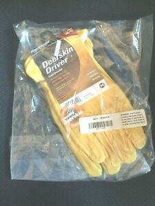 HandMaster Premium Deerskin Driver Gloves men&#039;s size Medium  NEW ships FREE!