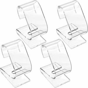 4 Clear Acrylic Watch Displays Stands Showcases
