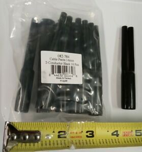 Cable Pants 14mm 2-Conductor Black 9 Pcs.U.S.SELLER new