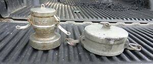 Fire Hydrant/Hose Rocker Lug Caps Fittings 3&#034; NPSH to 2 1/2&#034; male