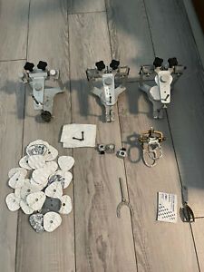 WhipMix Model 2240 and 9000S Series Semi-Adjustable Articulator Lot And Extras