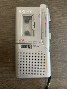 SONY M-635VK Clear Voice Microcassette VOR Recorder PLEASE READ. Maybe Parts?
