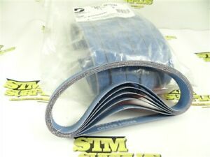 BAG OF 43 NEW! DYNABRADE ABRASIVE ZIRC ALUM BELTS 3/4&#034; X 18&#034; 80 GRIT