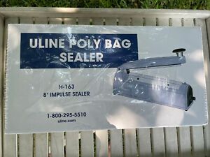 Uline H-163 8 Inch Impulse Poly Bag Sealer Package Your Items Professionally NEW