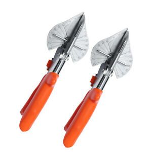 2xMulti-Angle Miter Cutter Shear Scissor Carpenter Plumber Trim Hand Tool