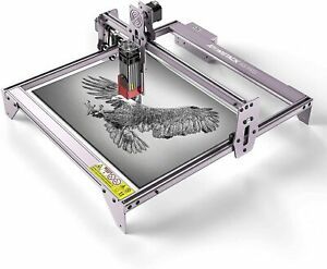 Pro Laser Engraver, 40W Laser Engraving Cutting Machine for Metal and Wood, 5.5W