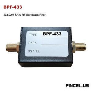 BPF-433 433.92M SAW RF Bandpass Filter BPF w/ SMA Female Connector 50© pe66