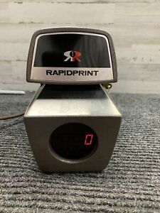 Used Rapidprint ARL-E Timestamp - With Key **Need ink**