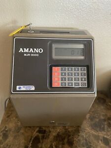 Amano MJR-8000 Computerized Time Clock