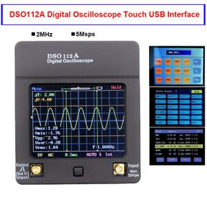 DSO112A Digital Oscilloscope Handheld Wave USB Multimeter Tester 2MHz  5Msps