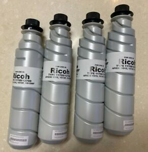 Toner for Ricoh Aficio MP 1515, MP161, MP201, 1170D (New, Black, 4 pack)