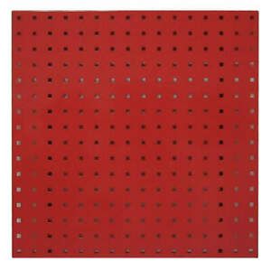GRAINGER APPROVED 5TPC0 Pegbrd Panel,24&#034;,Squr Hole,Red,PK2