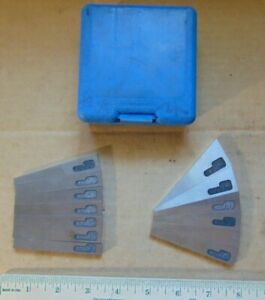 UNBRANDED 1/2° - 20° ANGLE GAGE 13 BLOCK SET MACHINIST TOOLS